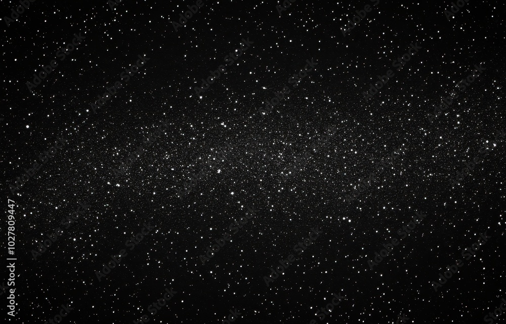 Obraz premium Perfect starry night sky background - outer space vector background 