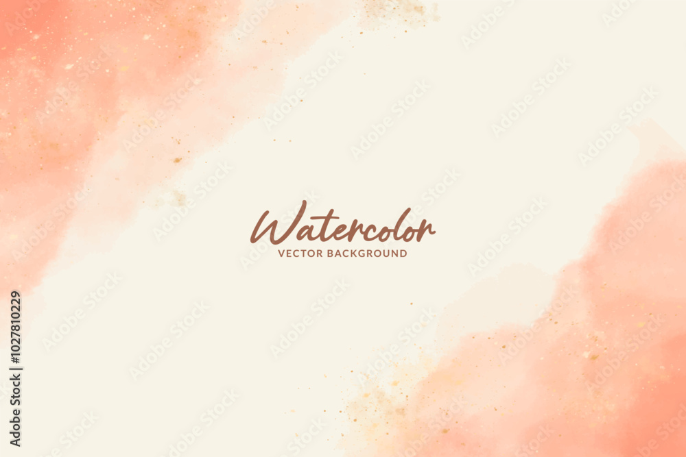 Fototapeta premium Abstract Watercolor Vector Background