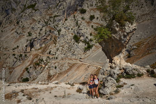 the hike on the mountains