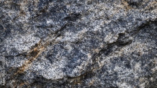 Close-up of a Rough, Grey, and Brown Granite Stone