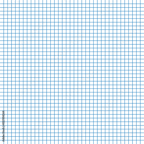Graph paper. Printable squared grid paper with color horizontal lines. Background with graph paper grid lines on notepad sheet. Geometric background for school, textures, notebook. Eps file 8.