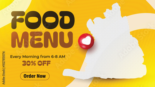 food restaurant banner design