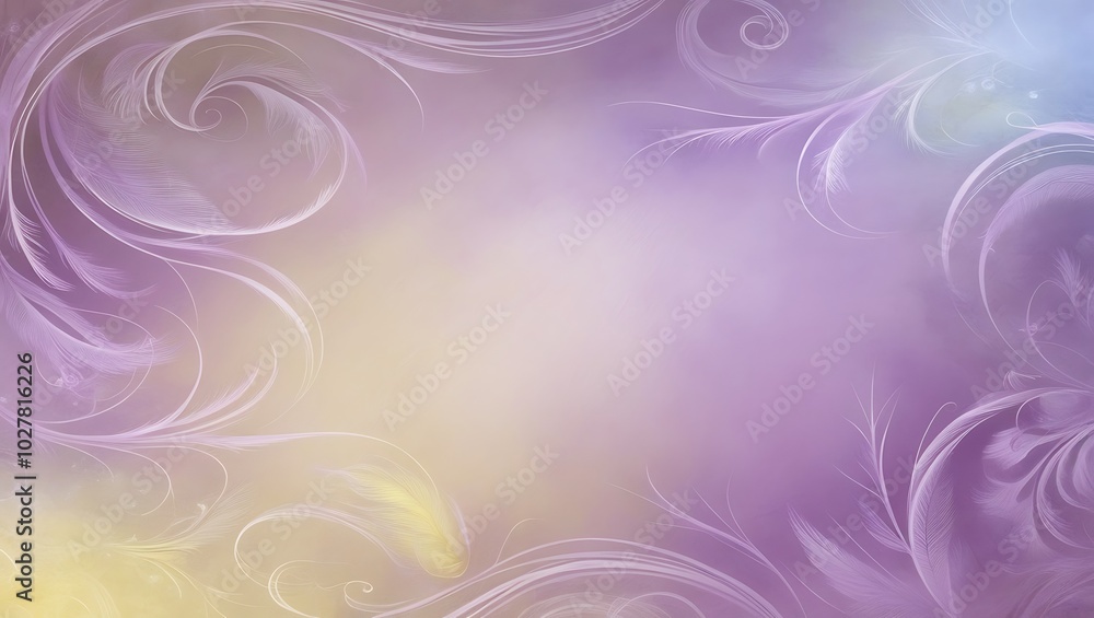 Abstract purple floral gradient background. Generative Ai. Abstract purple floral gradient background. Generative Ai.