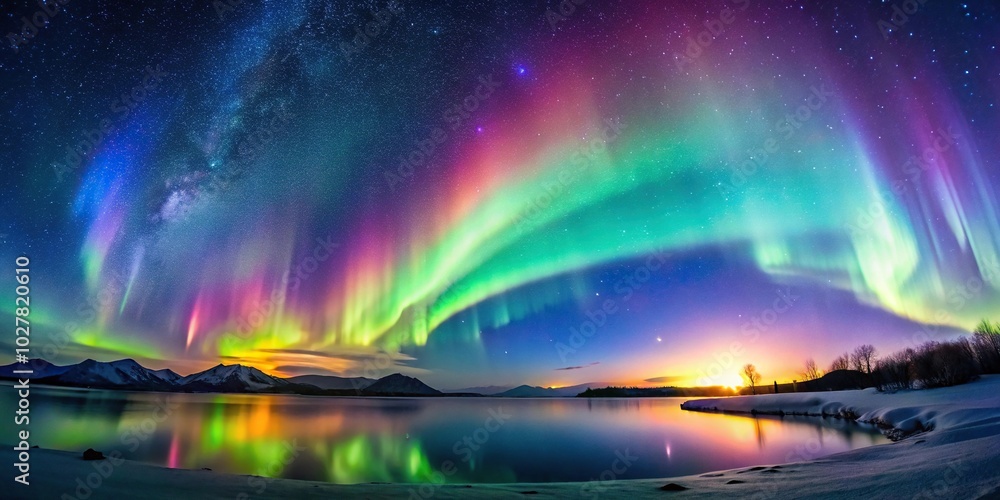 enchanting aurora reflection enchanting aurora reflection