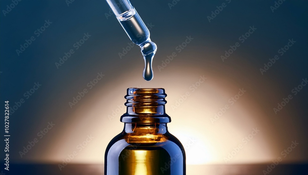 clear oil serum flowing out of the skincare dropper bottle simplicity lighting clear oil serum flowing out of the skincare dropper bottle simplicity lighting
