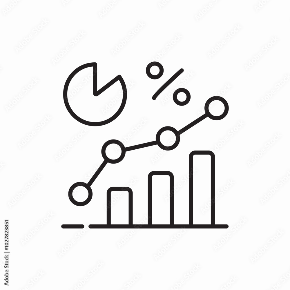 bar chart icon sign vector bar chart icon sign vector
