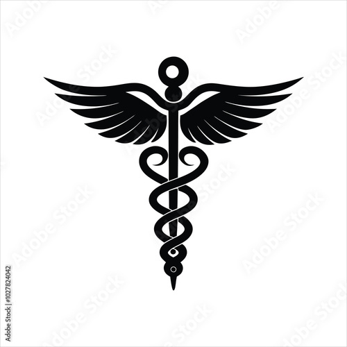 caduceus medical icon