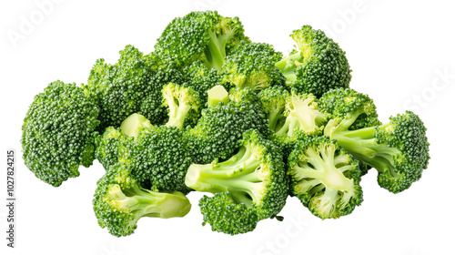 Broccoli, white isolate background