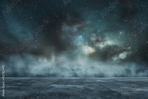 Fototapeta Naklejka Na Ścianę i Meble -  Dark stormy sky over the Baltic sea.