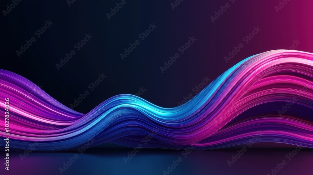 Colorful abstract wave design Colorful abstract wave design