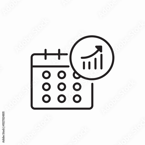 planning business icon sign vector