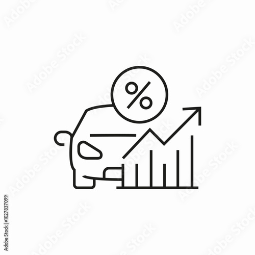 auto loan icon sign vector