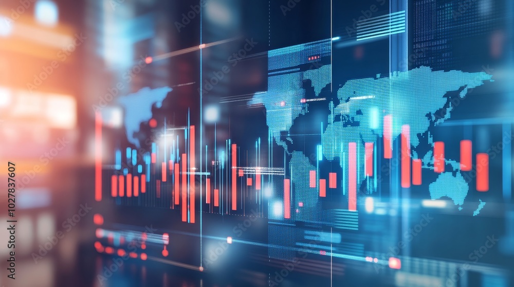 Global Financial Network: A Double Exposure of the World Map and Financial Data Visualizations Global Financial Network: A Double Exposure of the World Map and Financial Data Visualizations