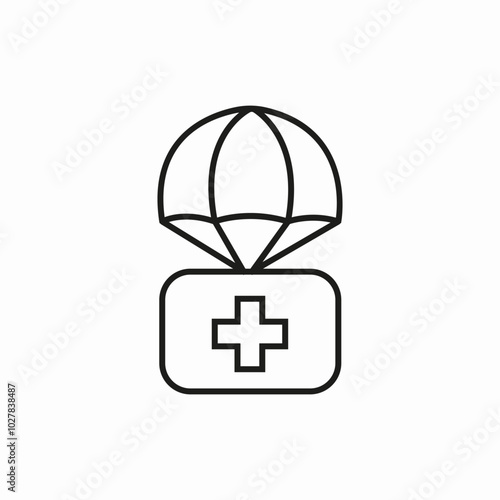 first aid icon sign vector