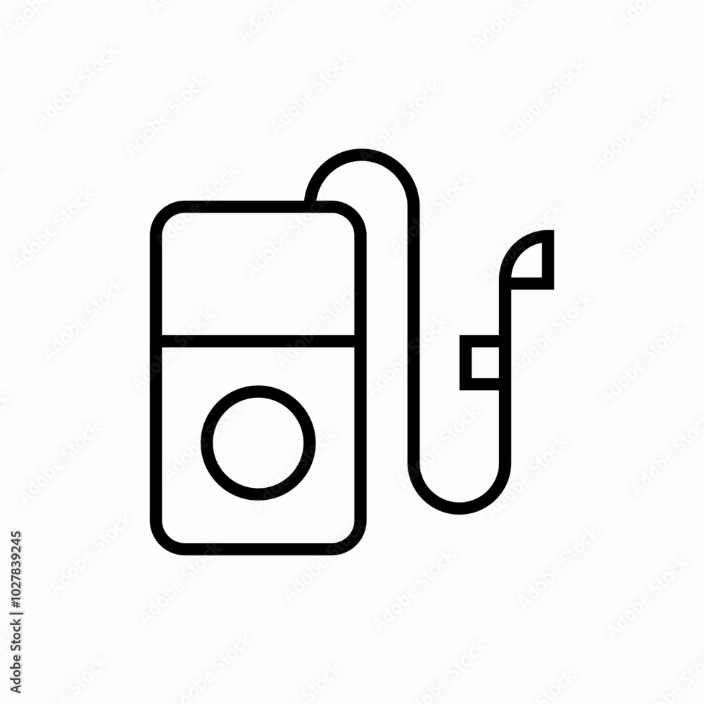music player detailed icon sign vector music player detailed icon sign vector