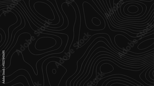Background grid outline topographic map. Topographic lines, contour background