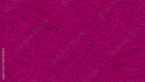 Background grid outline topographic map. Topographic lines, contour background
