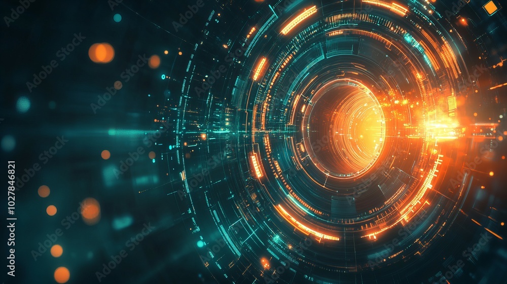 Abstract digital gradient with geometric shapes and vibrant color transitions with soft glowing effects new beautiful stock image illustration AI Abstract digital gradient with geometric shapes and vibrant color transitions with soft glowing effects new beautiful stock image illustration AI