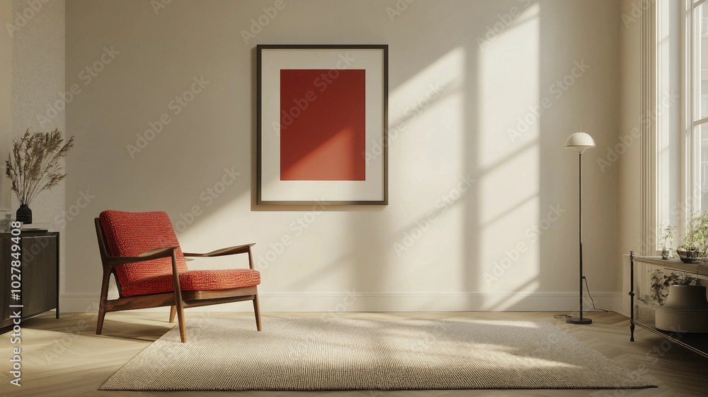 interior of a room with a chair interior of a room with a chair