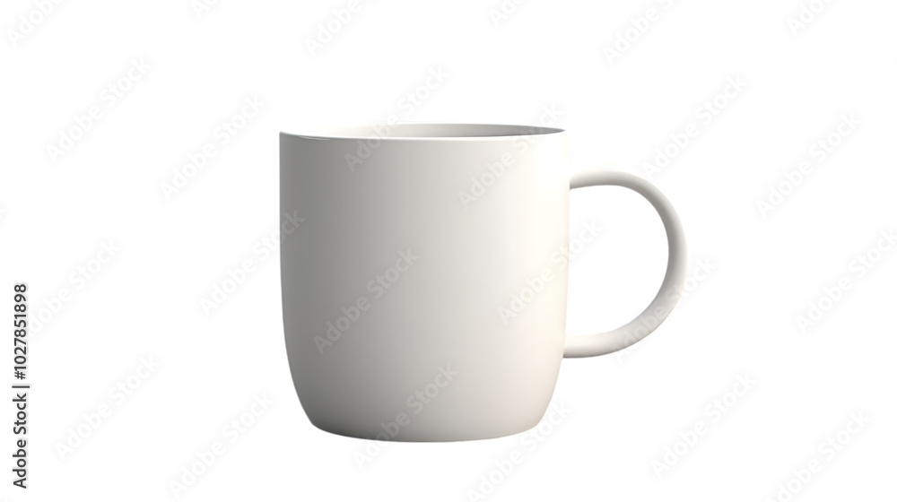PNG cutout of a coffee mug with a clean, minimalist design on a transparent backdrop, perfect for web or graphic design use PNG cutout of a coffee mug with a clean, minimalist design on a transparent backdrop, perfect for web or graphic design use