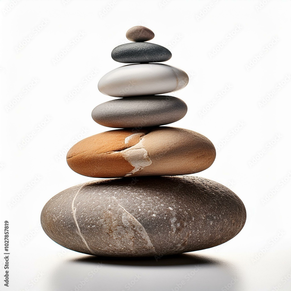 pyramid of various sea pebbles pyramid of balanced stones isolated on white background concept harmony life balance and meditation pyramid of various sea pebbles pyramid of balanced stones isolated on white background concept harmony life balance and meditation