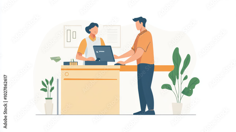 A businessman is getting a loan from a bank to help his business grow. This could be a business loan, a personal loan, or a loan specifically for small businesses. A businessman is getting a loan from a bank to help his business grow. This could be a business loan, a personal loan, or a loan specifically for small businesses.