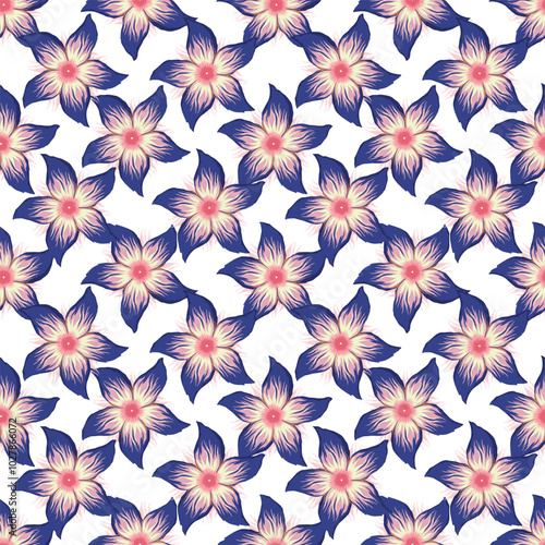 abstract flower patterns in various patterns, motifs, for textures, backgrounds and other digital needs