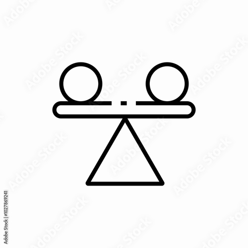 balance harmony icon sign vector