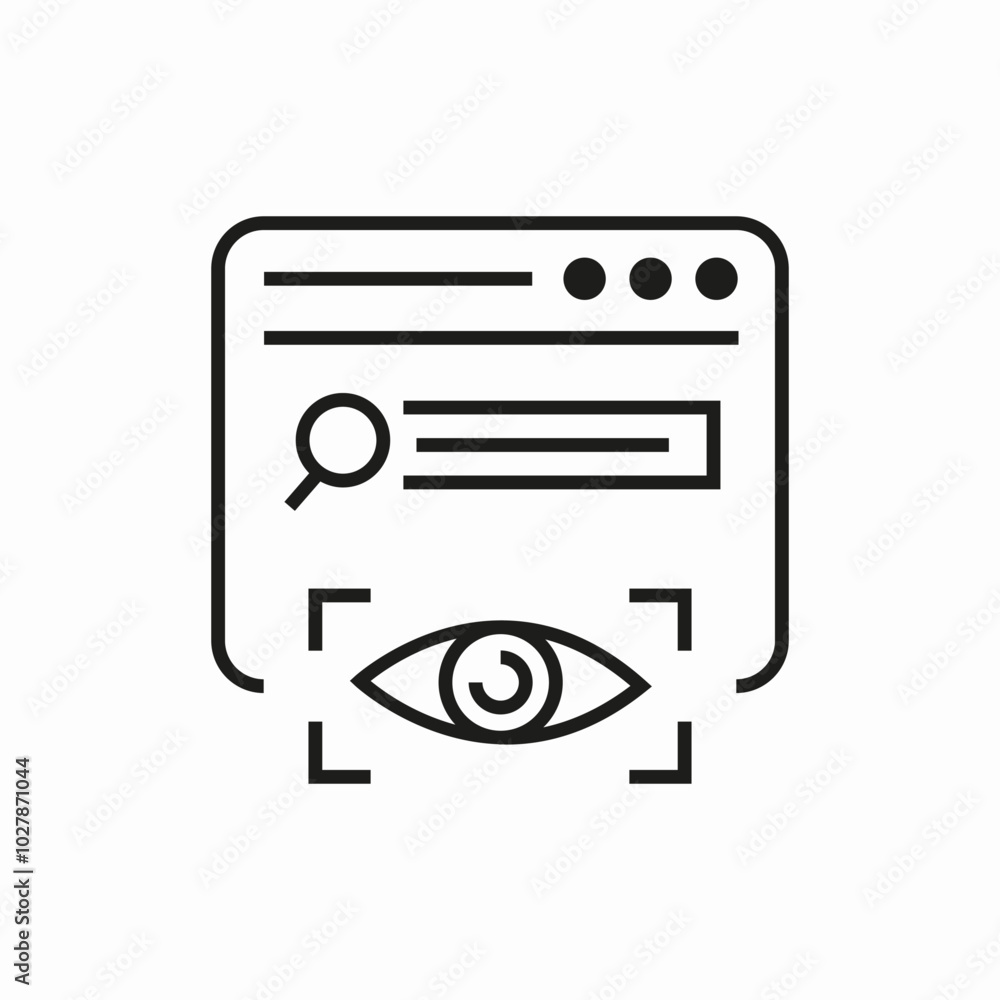 search web icon sign vector search web icon sign vector