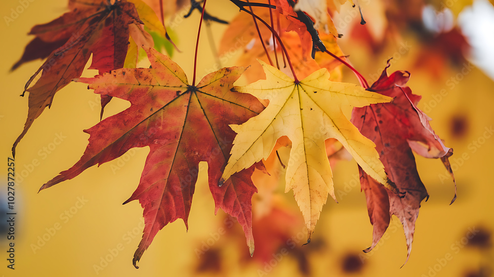 Red and yellow maple leaves in fall, perfect for autumn design projects.
Red and yellow maple leaves in fall, perfect for autumn design projects.