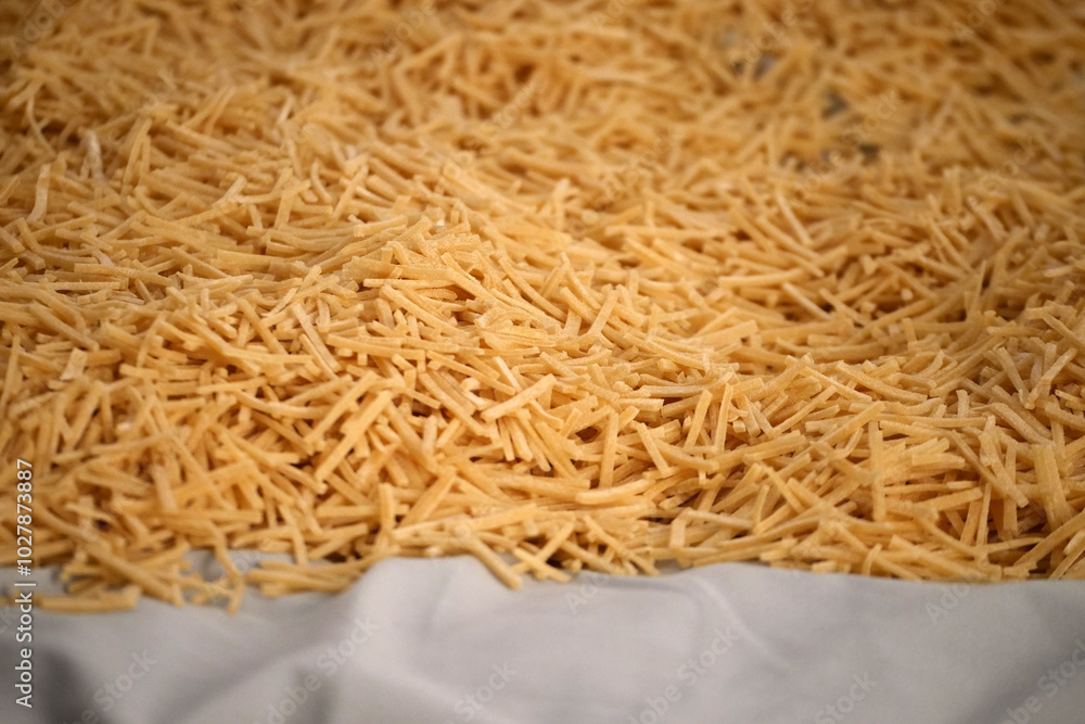 hand cut noodles, noodles cut thinly with a knife, noodles in Turkish culture, hand cut noodles, noodles cut thinly with a knife, noodles in Turkish culture,