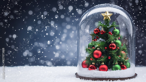 christmas tree and decorations