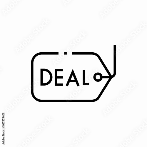deal commerce icon sign vector