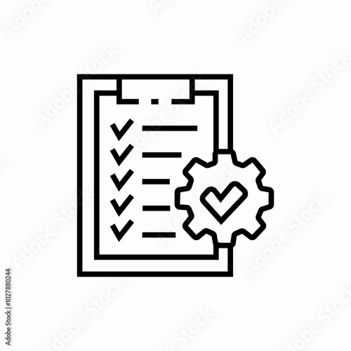 management project icon sign vector