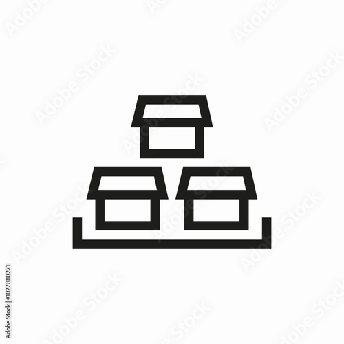 mass production icon sign vector