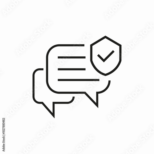 quality chatting icon sign vector