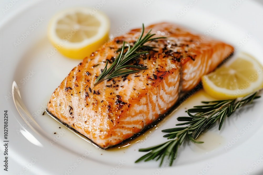 grilled salmon fillet with lemon, keto diet grilled salmon fillet with lemon, keto diet