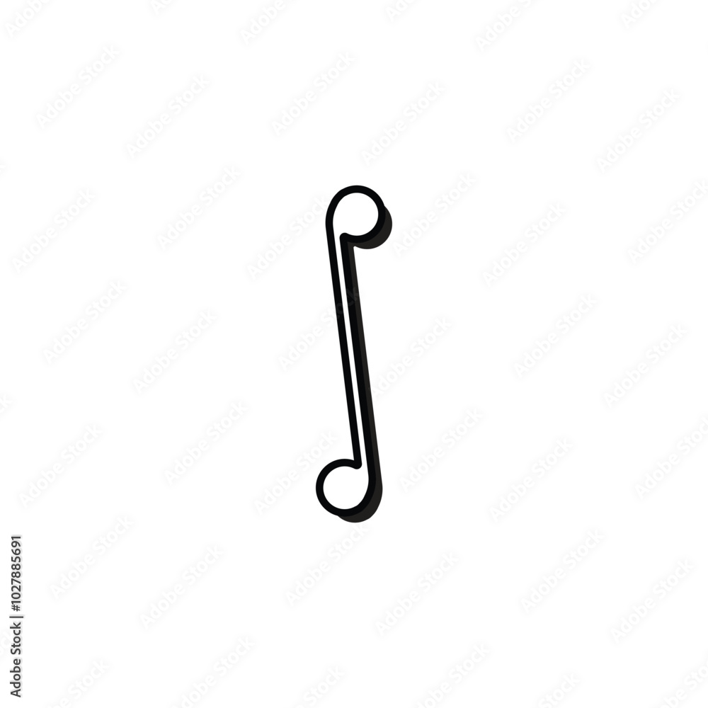 mathematical intergal symbol icon illustration mathematical intergal symbol icon illustration