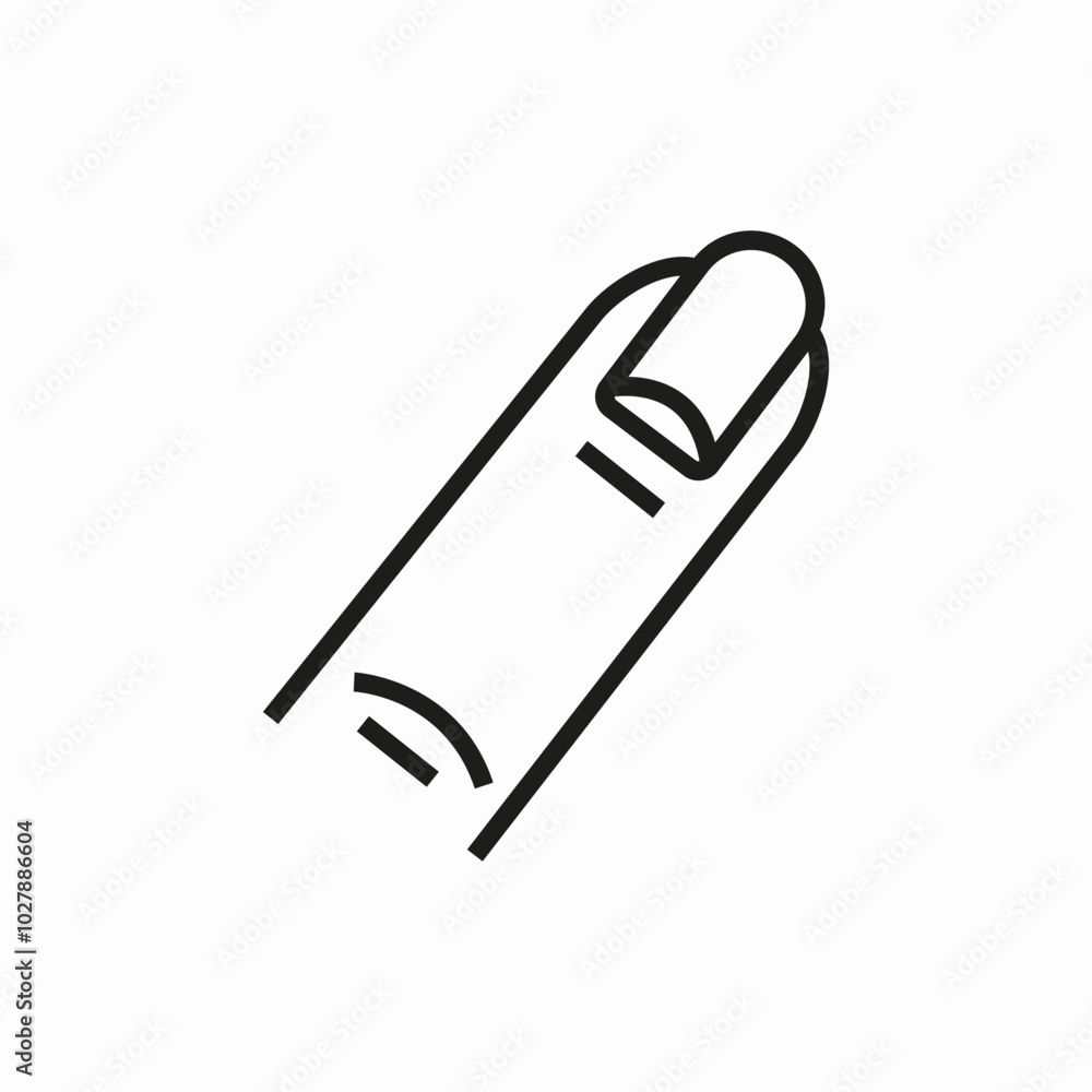 nail manicure icon sign vector nail manicure icon sign vector