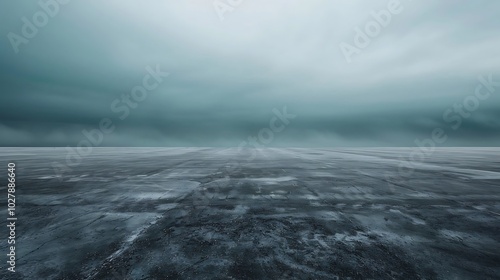 Fototapeta Naklejka Na Ścianę i Meble -  Dark stormy sky over the Baltic sea.