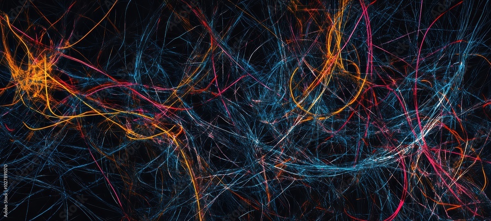 An abstract representation of tangled lines, symbolizing the confusion and frustration of insomnia and disrupted sleep patterns An abstract representation of tangled lines, symbolizing the confusion and frustration of insomnia and disrupted sleep patterns