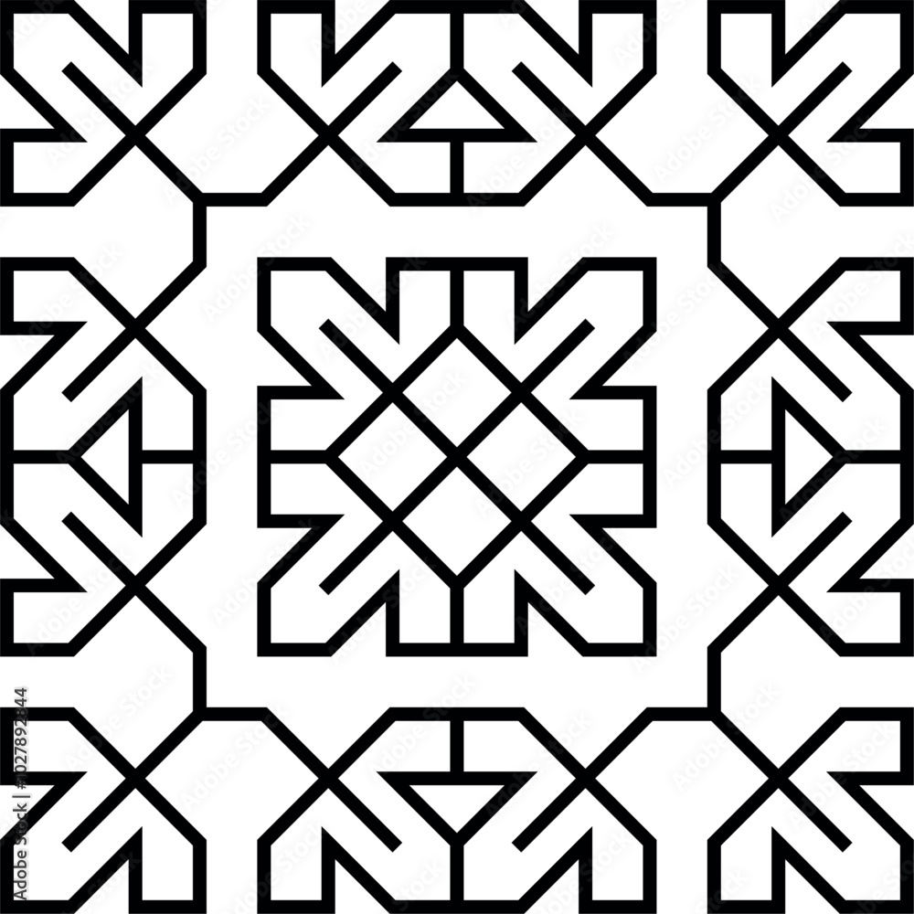 geometric ornament - graphic design - editable stroke geometric ornament - graphic design - editable stroke