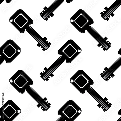 Vector key icon isolated on white background. Key icon. Lock or unlock sign. Padlock. Lock symbol. Unblock. Password icon. Access sign. Private access. Logo template. Safety symbol. Door key.