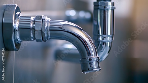 Plumbing, A professional plumber works in the bathroom for repair, home service, or maintenance, and a handyman jobs drainage, water system, and plumbing installation concepts 