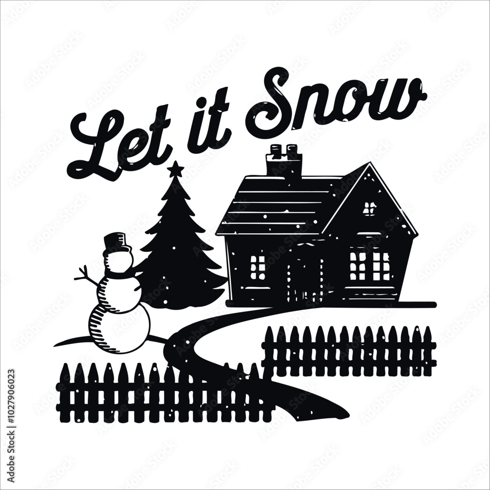 Obraz premium Christmas SVG PNG, Hand Drawn Christmas, Boho Christmas, Christmas Quote Design