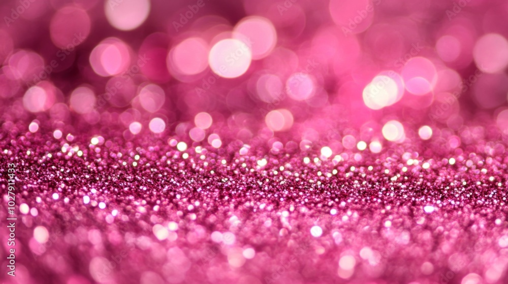 Pink Glitter Bokeh Background Pink Glitter Bokeh Background
