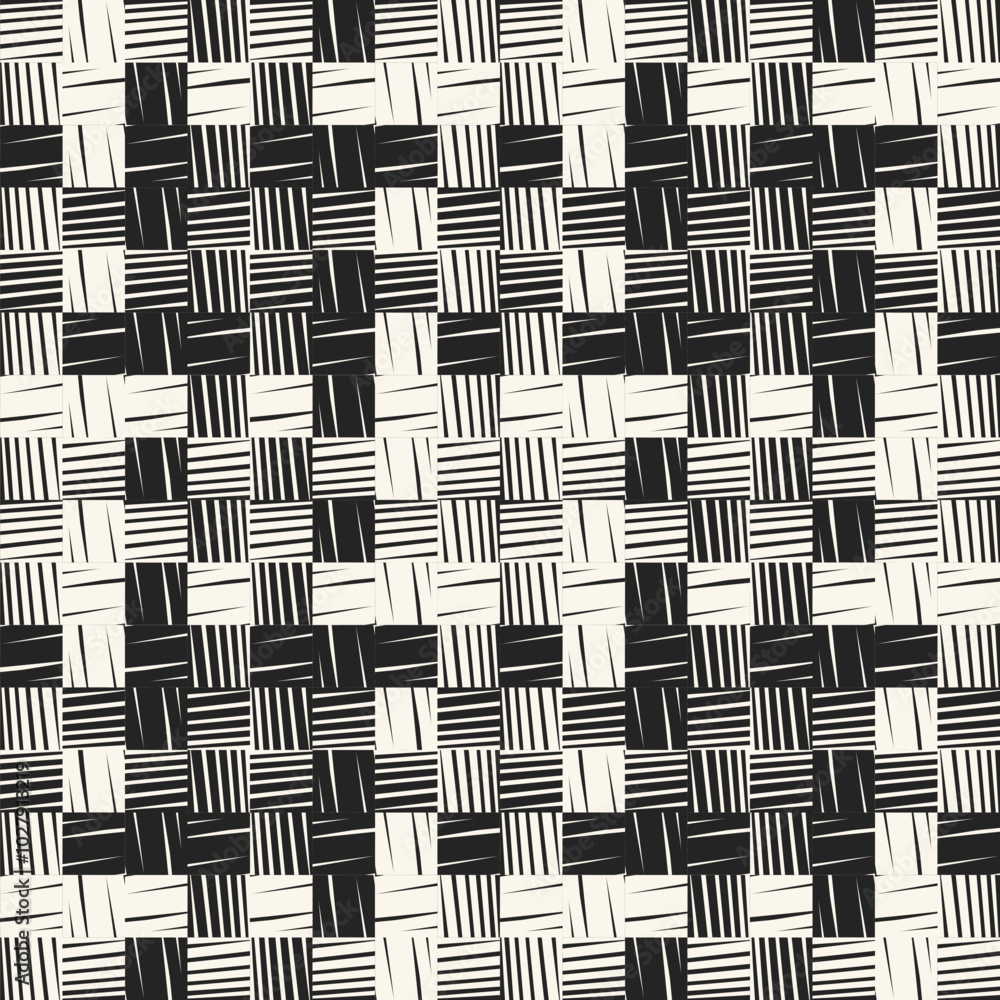 Black And White Grain Check Pattern Black And White Grain Check Pattern