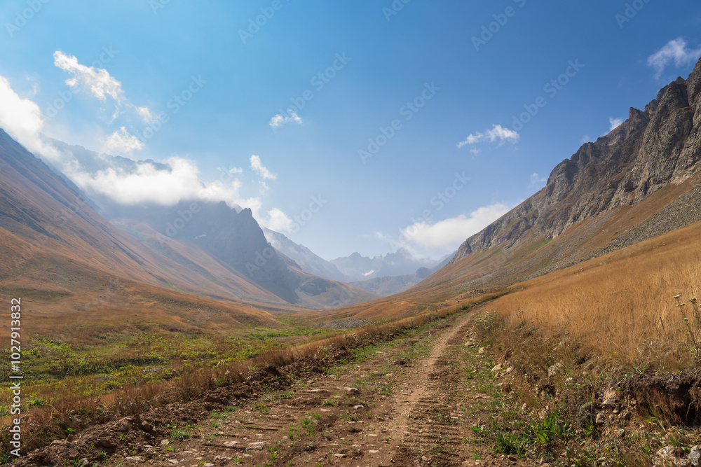 A rocky road through the mountains A rocky road through the mountains