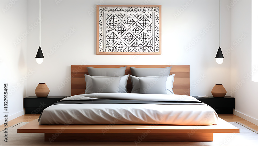 moroccan wall hanging hangs wooden bed moroccan wall hanging hangs wooden bed