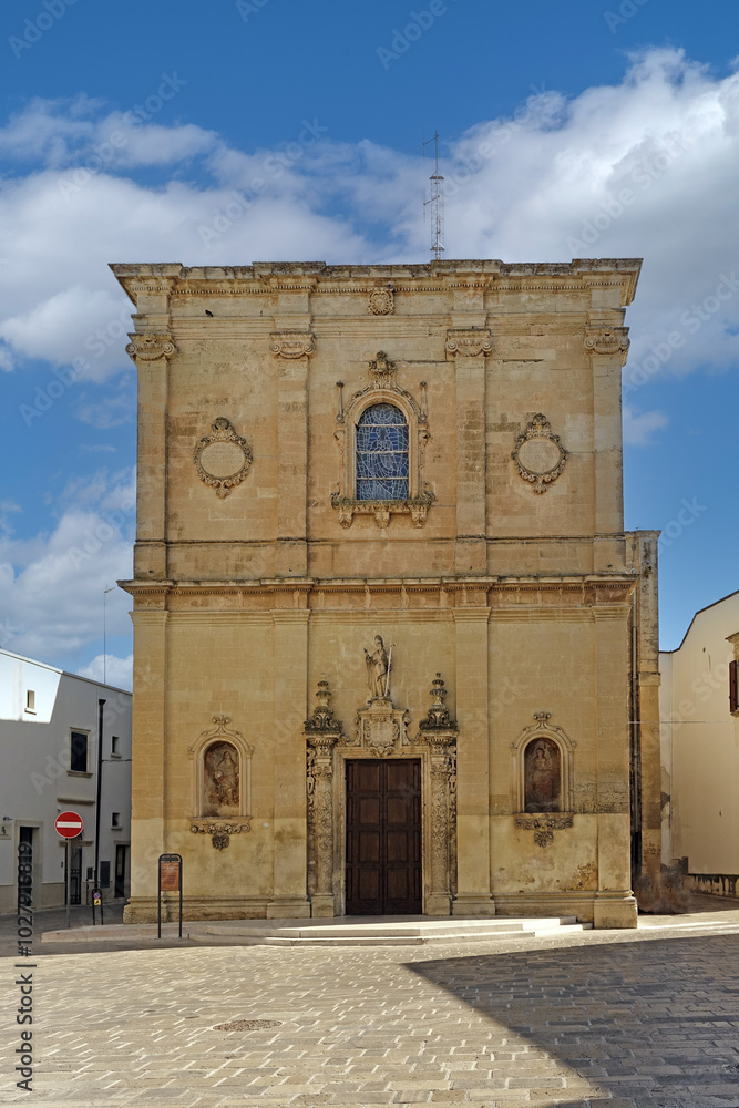 Fototapeta premium Chiesa Madre di Calimera di Lecce nel Salento 3311